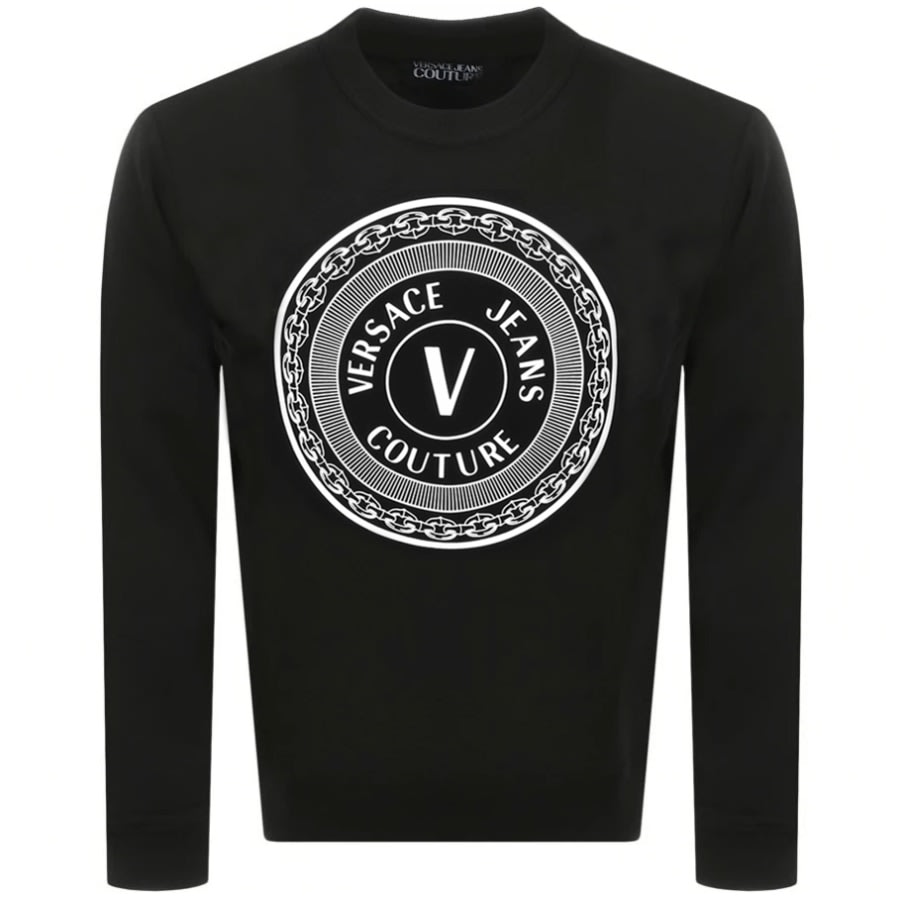Alternative Image for ProductVersace Jeans Couture Logo Sweatshirt Black1