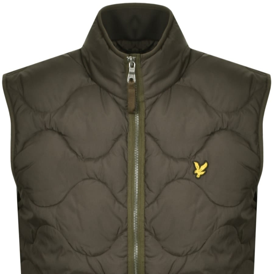 Alternative Image for ProductLyle And Scott Wadded Gilet Jacket Green2