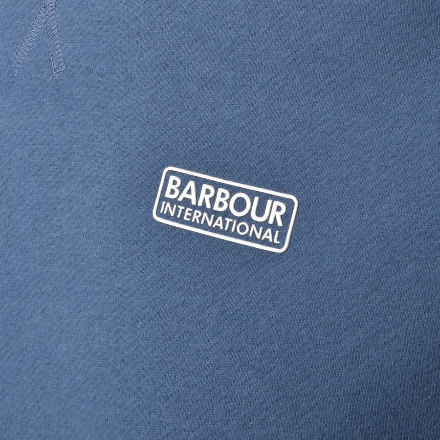 Alternative Image for ProductBarbour International Crew Neck Sweatshirt Blue3