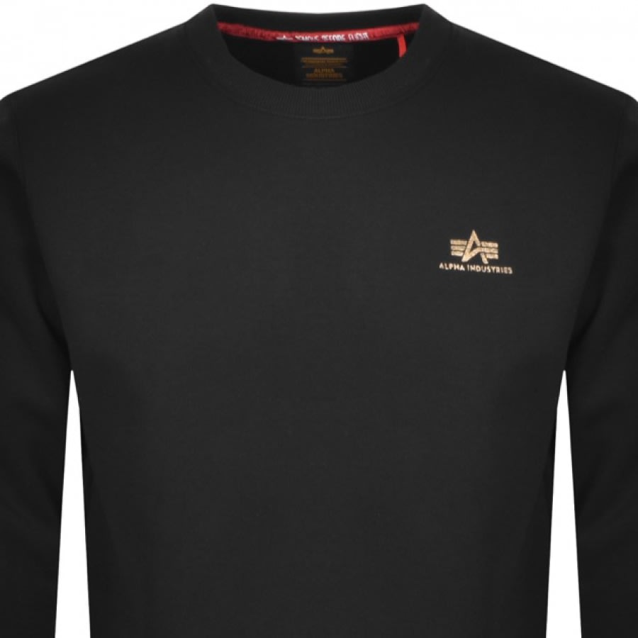 Alternative Image for ProductAlpha Industries Basic Sweatshirt Black2