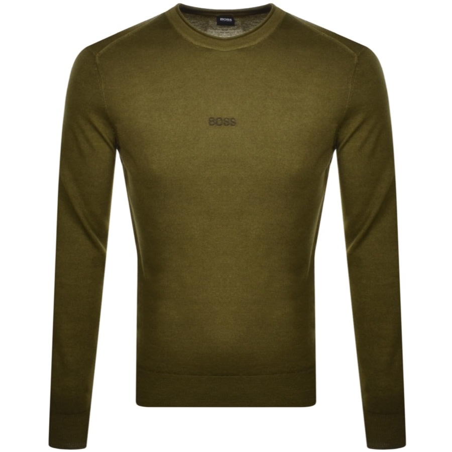 Alternative Image for ProductBOSS Kosten Knit Sweatshirt Khaki1