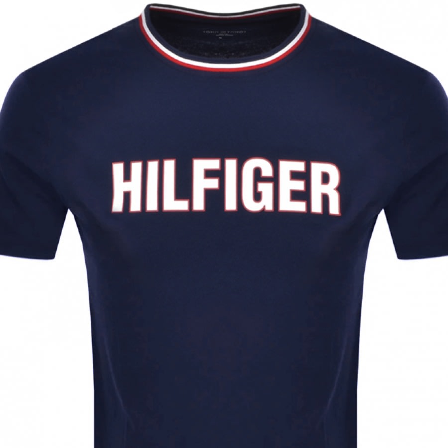 Alternative Image for ProductTommy Hilfiger Logo T Shirt Navy2