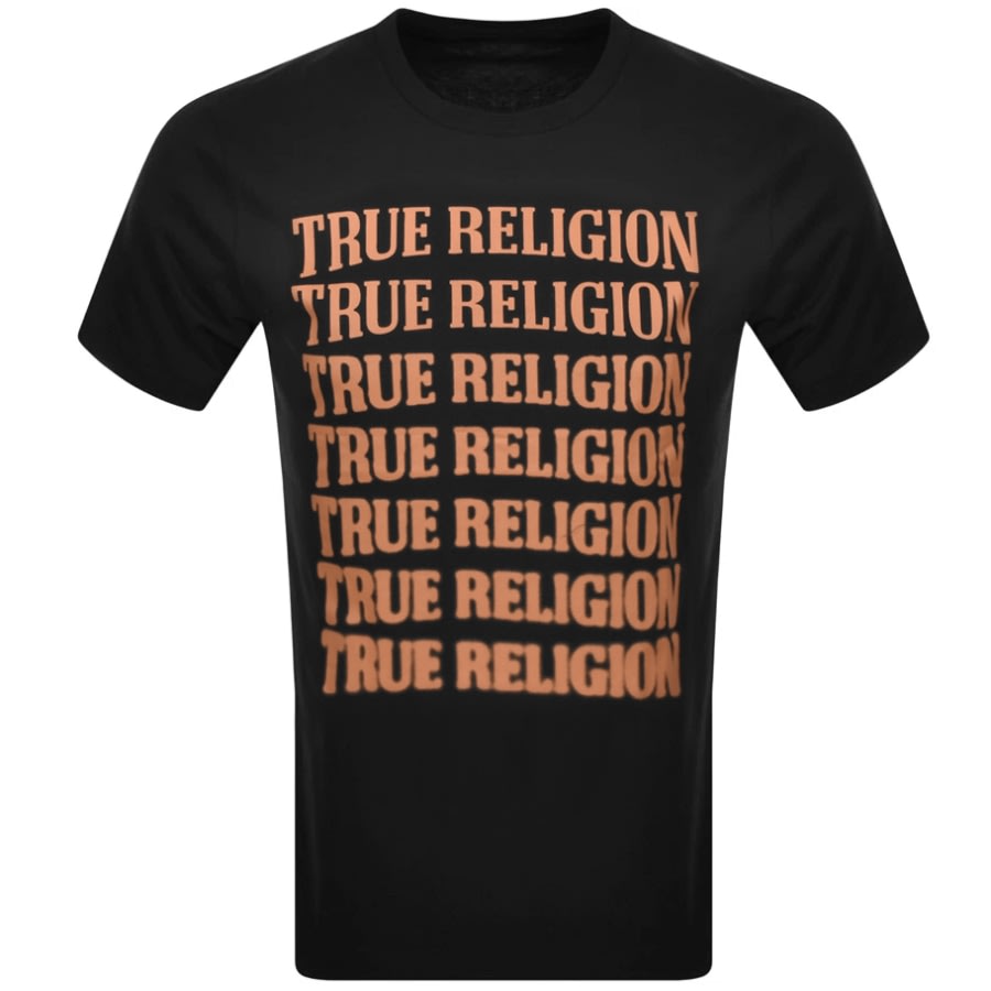 Alternative Image for ProductTrue Religion Logo T Shirt Black1