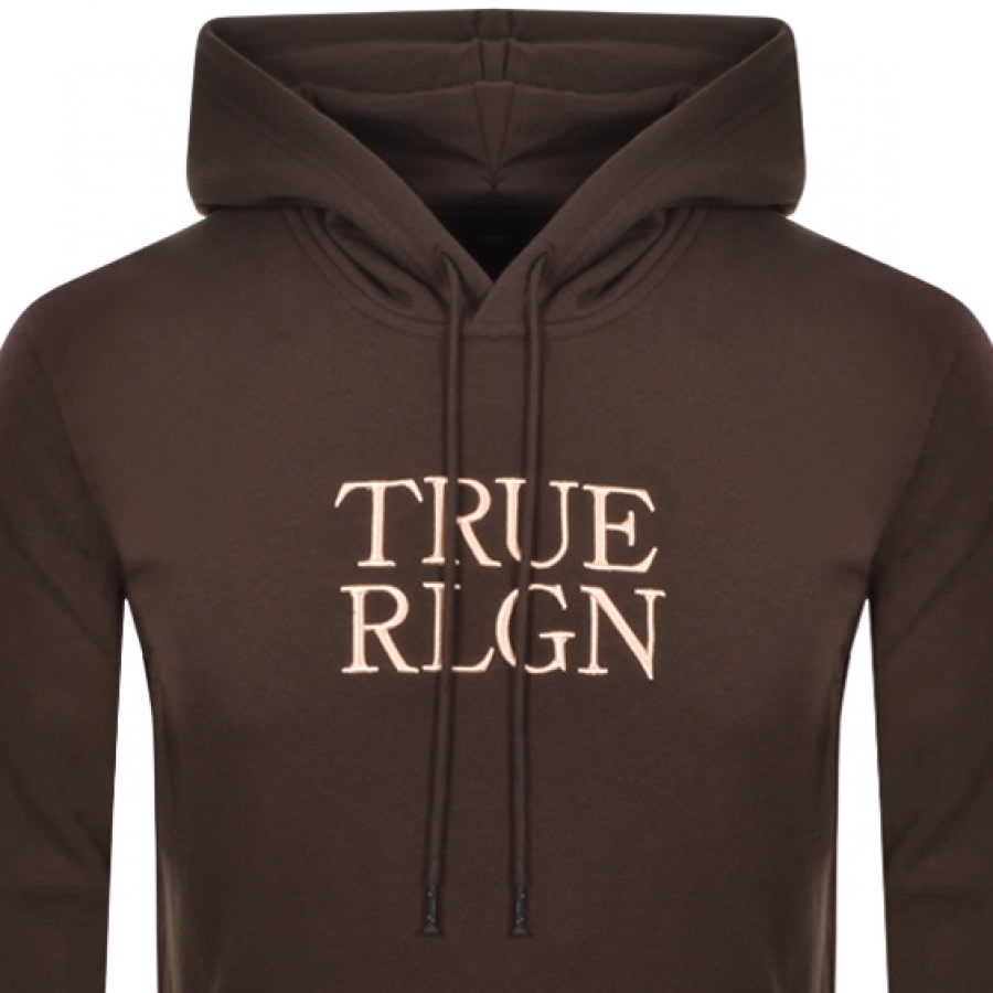 Alternative Image for ProductTrue Religion Logo Hoodie Brown2