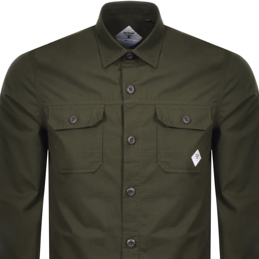 Alternative Image for ProductBarbour Beacon Ripstop Overshirt Jacket Green2
