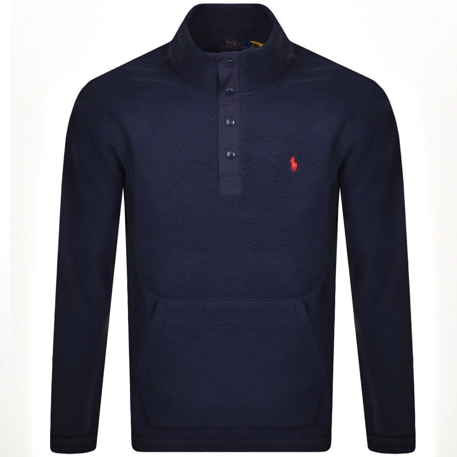 Alternative Image for ProductRalph Lauren Sherpa Sweatshirt Navy1