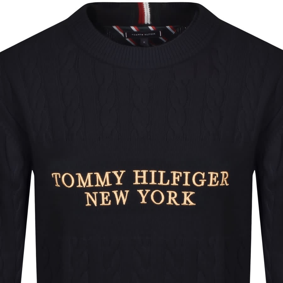 Alternative Image for ProductTommy Hilfiger Cable Knit Jumper Navy2