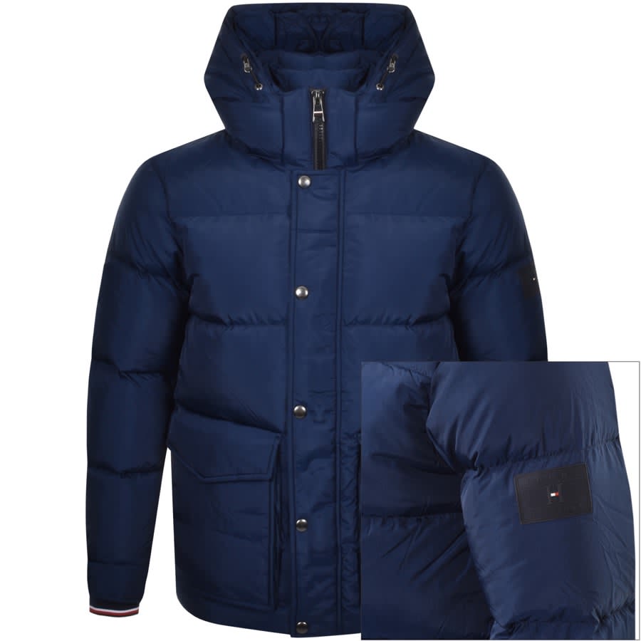Alternative Image for ProductTommy Hilfiger Down Hooded Jacket Navy1
