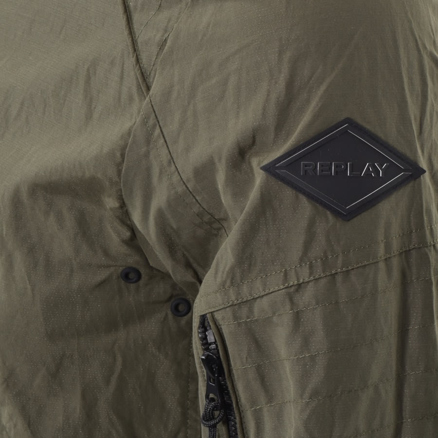 Alternative Image for ProductReplay Jacket Green3