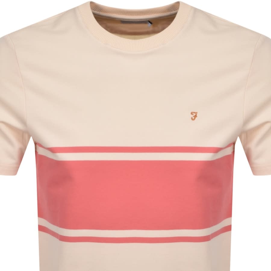 Alternative Image for ProductFarah Vintage Short Sleeve Belair T Shirt Cream2