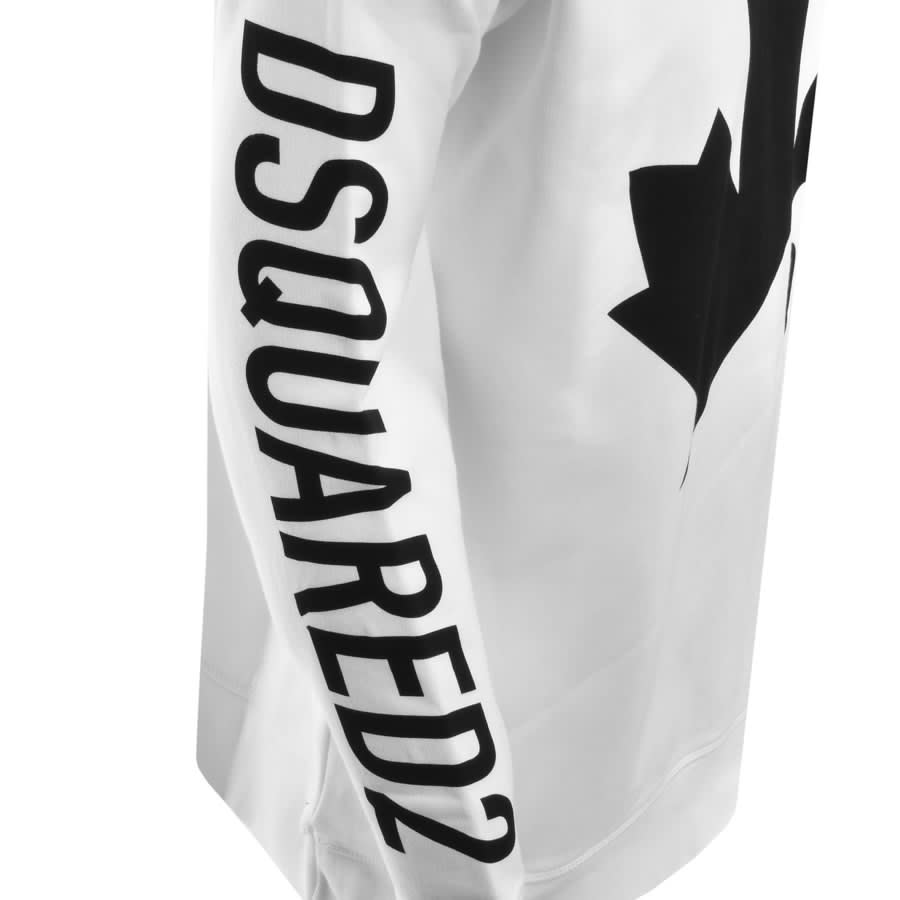Alternative Image for ProductDSQUARED2 Crew Neck Sweatshirt White3