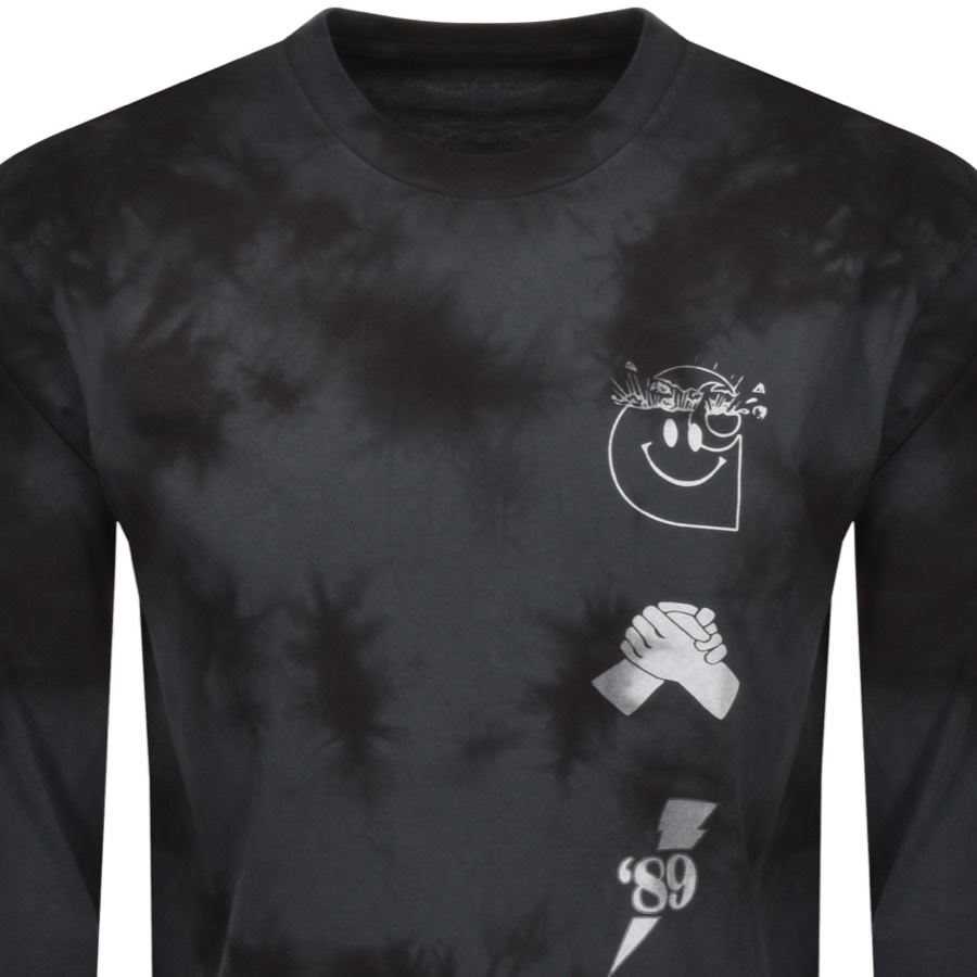 Alternative Image for ProductCarhartt Long Sleeved Tab T Shirt Black2