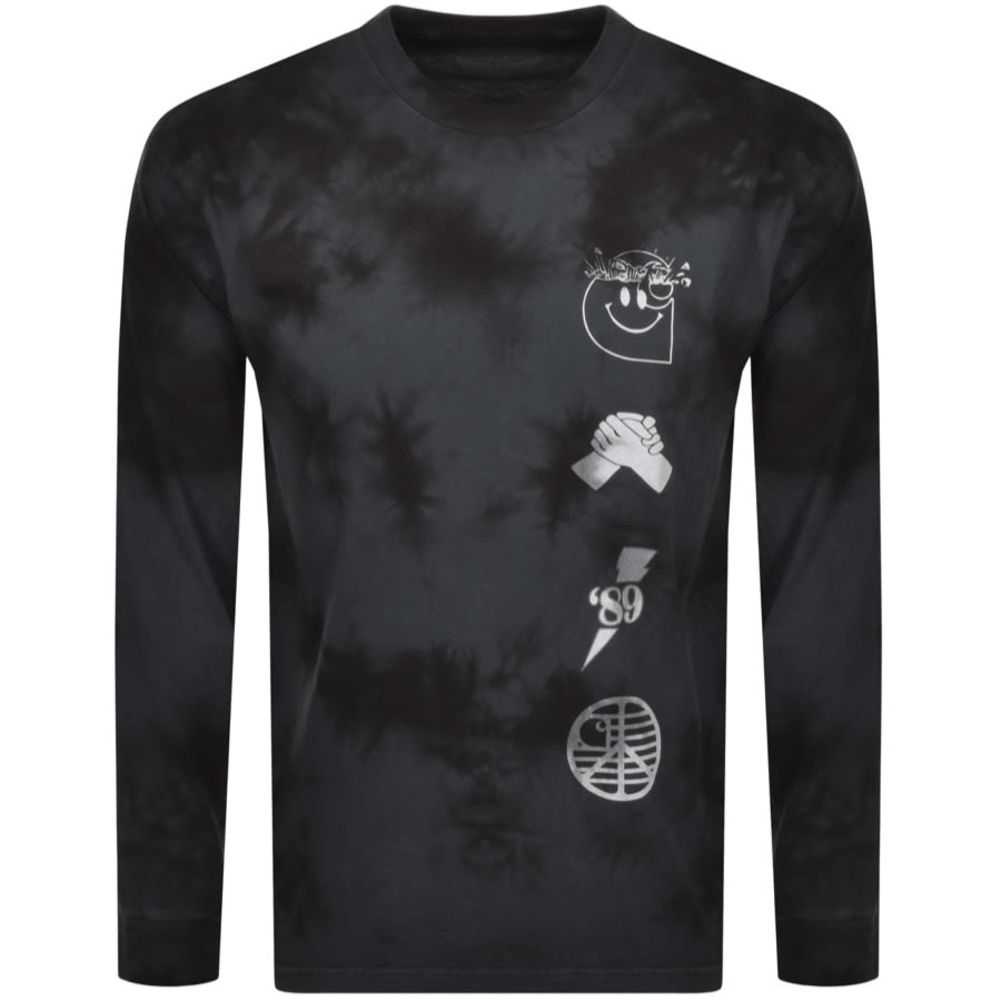 Alternative Image for ProductCarhartt Long Sleeved Tab T Shirt Black1