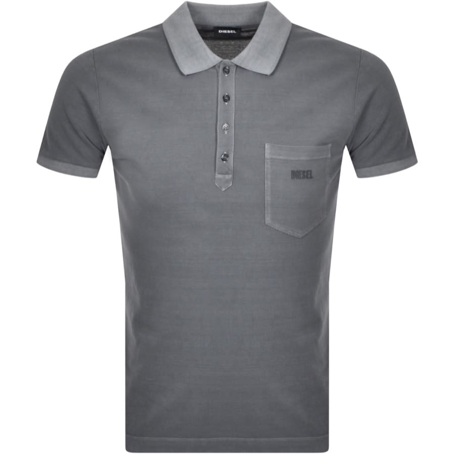 Alternative Image for ProductDiesel KAL Polo T Shirt Grey1