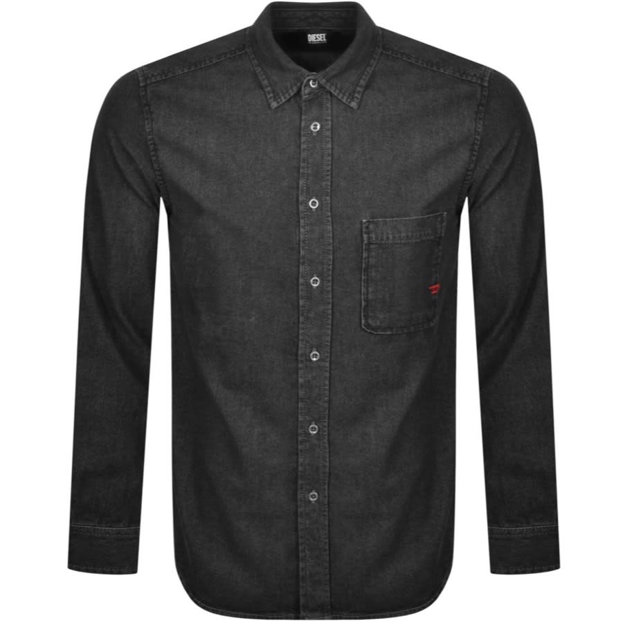 Alternative Image for ProductDiesel Billy Long Sleeved Shirt Black1