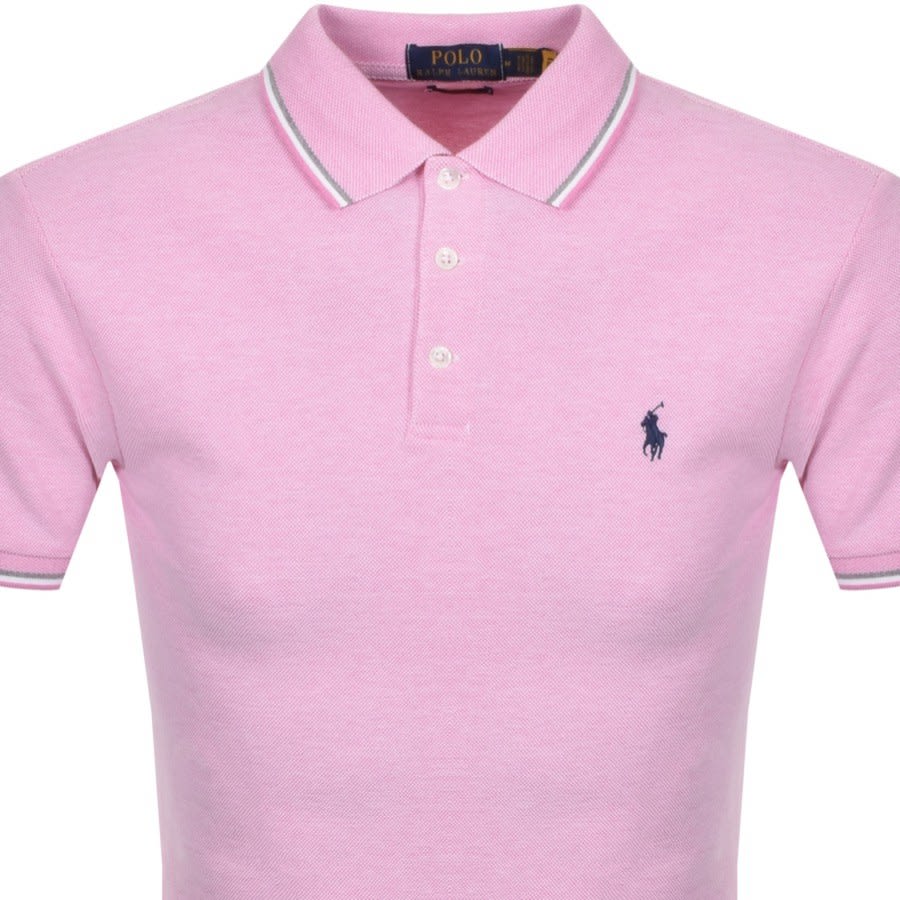 Alternative Image for ProductRalph Lauren Stretch Mesh Polo T Shirt Pink2