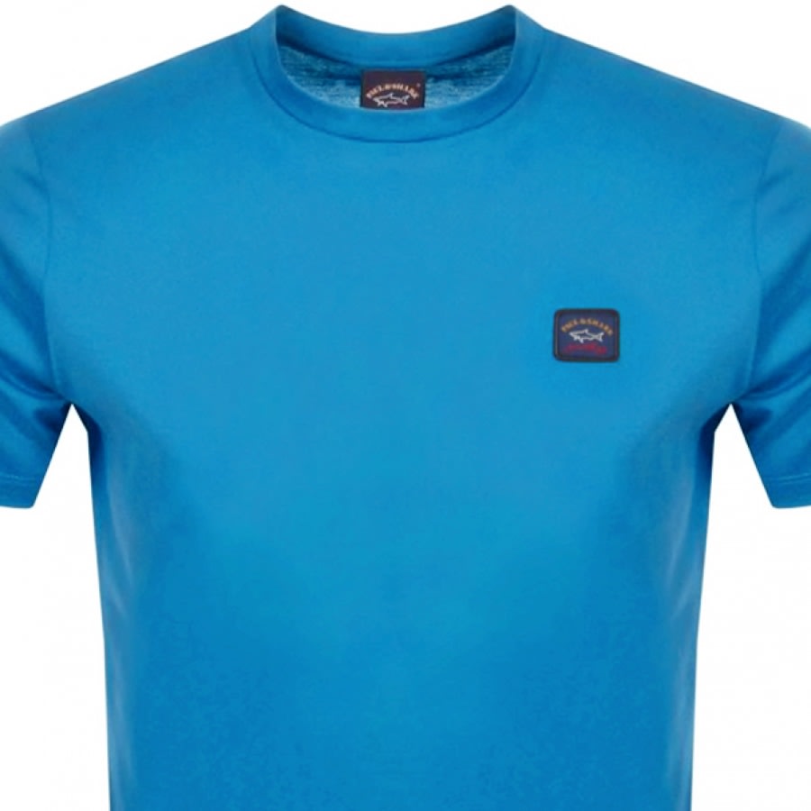 Alternative Image for ProductPaul And Shark Short Sleeved Logo T Shirt Blue2