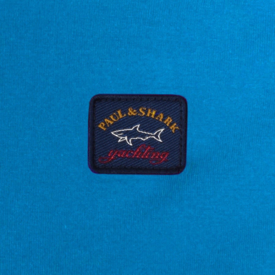 Alternative Image for ProductPaul And Shark Short Sleeved Logo T Shirt Blue3