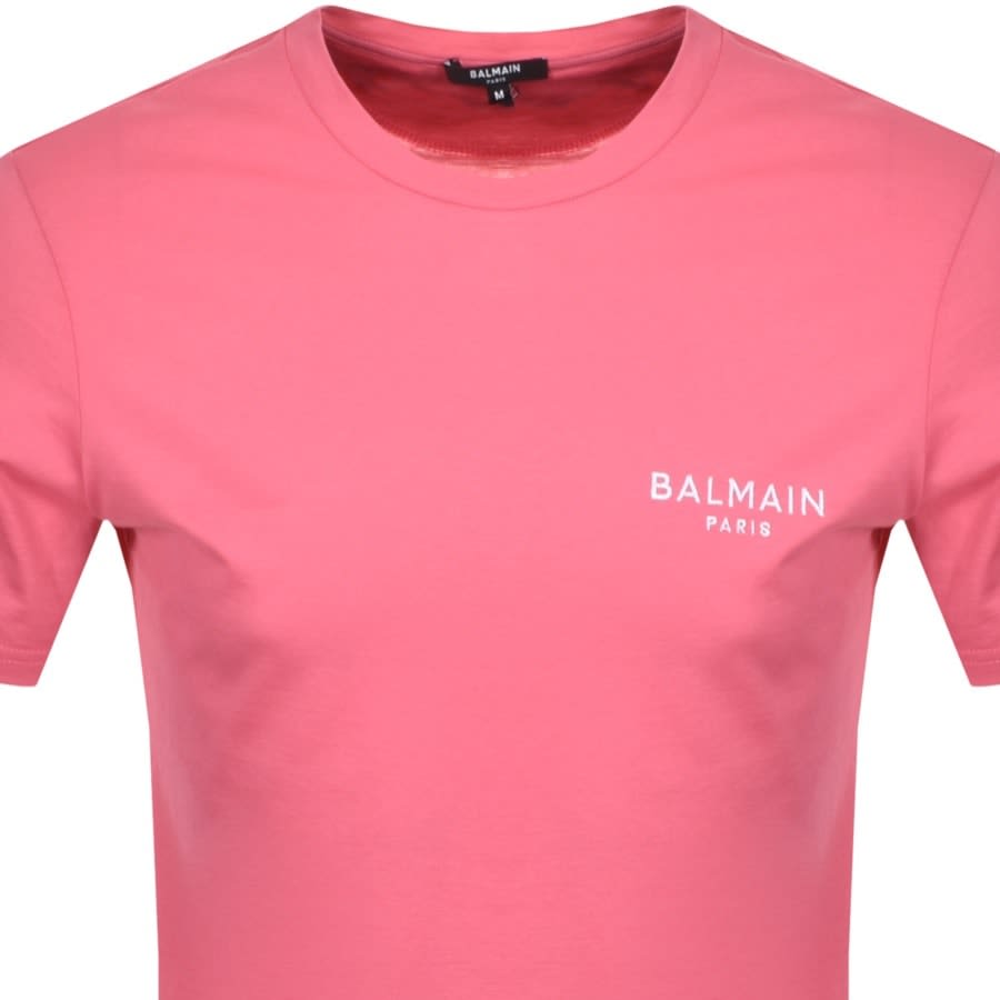 Alternative Image for ProductBalmain Logo T Shirt Pink2