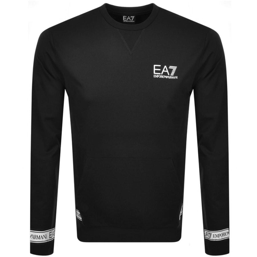 Alternative Image for ProductEA7 Emporio Armani Logo Sweatshirt Black1