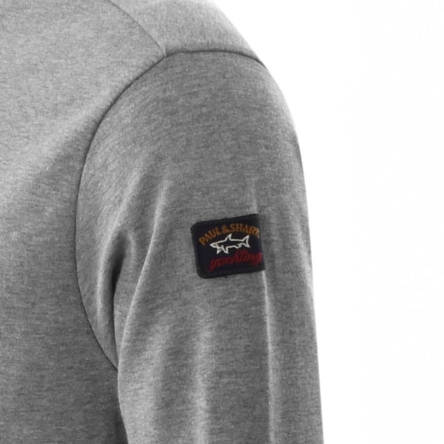 Alternative Image for ProductPaul And Shark Crew Neck Sweatshirt Grey3