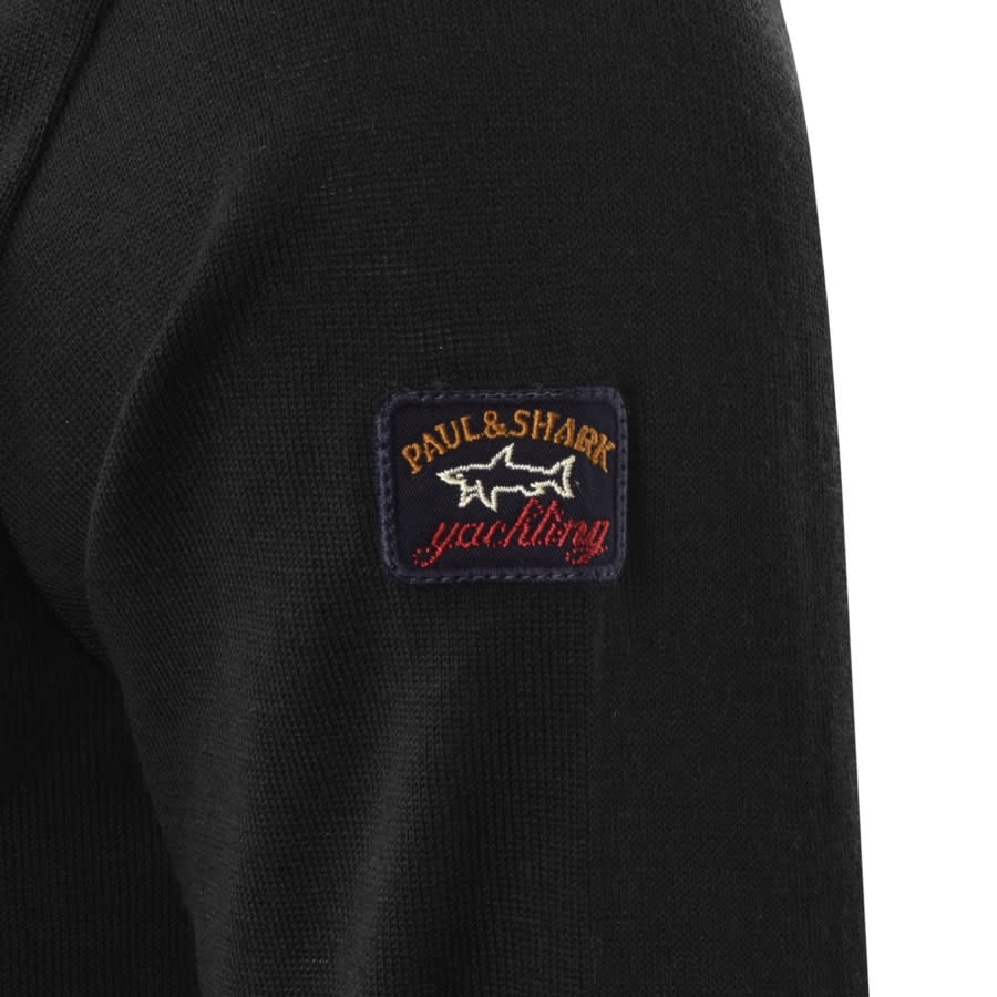 Alternative Image for ProductPaul And Shark Crew Neck Knit Jumper Black3