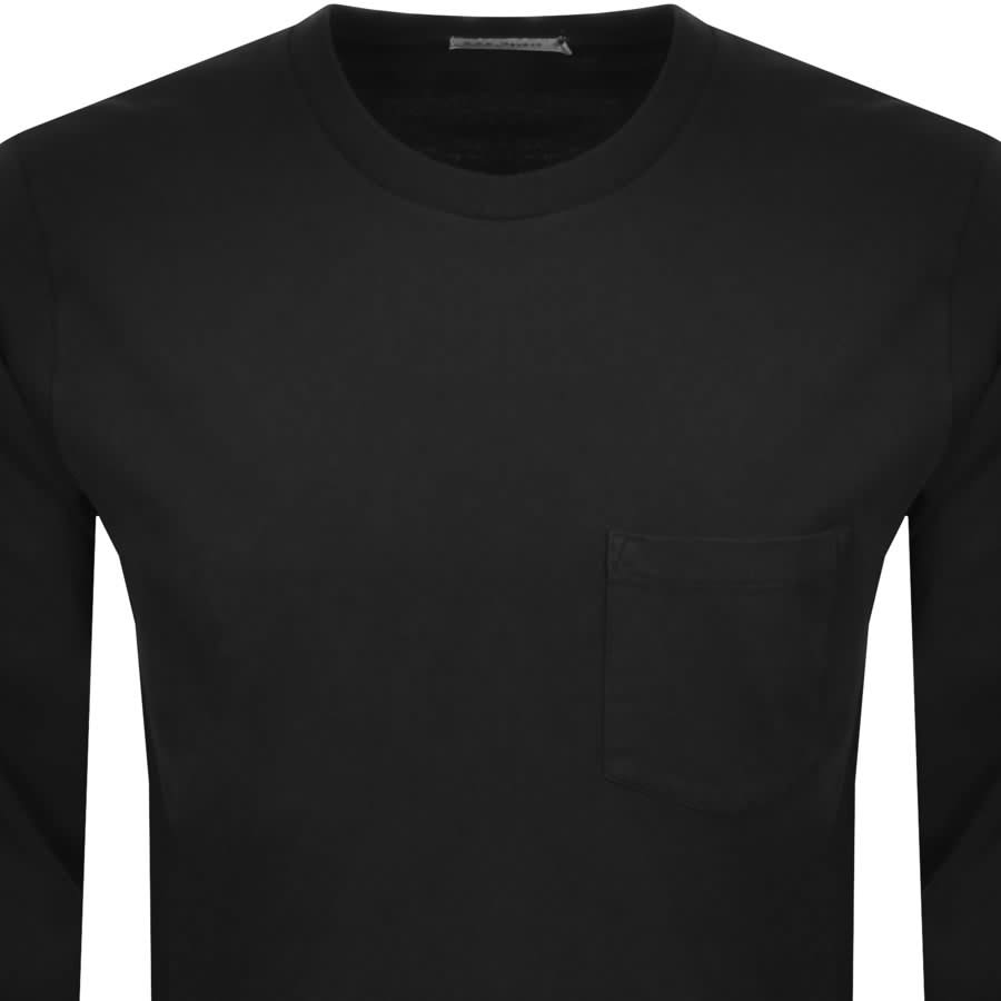Alternative Image for ProductNudie Jeans Long Sleeve Rudi T Shirt Black2