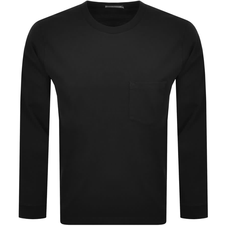 Alternative Image for ProductNudie Jeans Long Sleeve Rudi T Shirt Black1