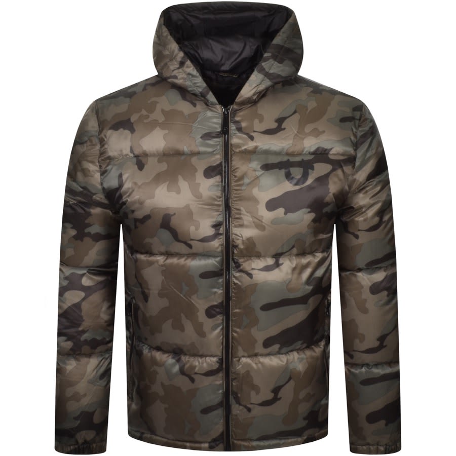 Alternative Image for ProductTrue Religion Camo Puffer Jacket Khaki1
