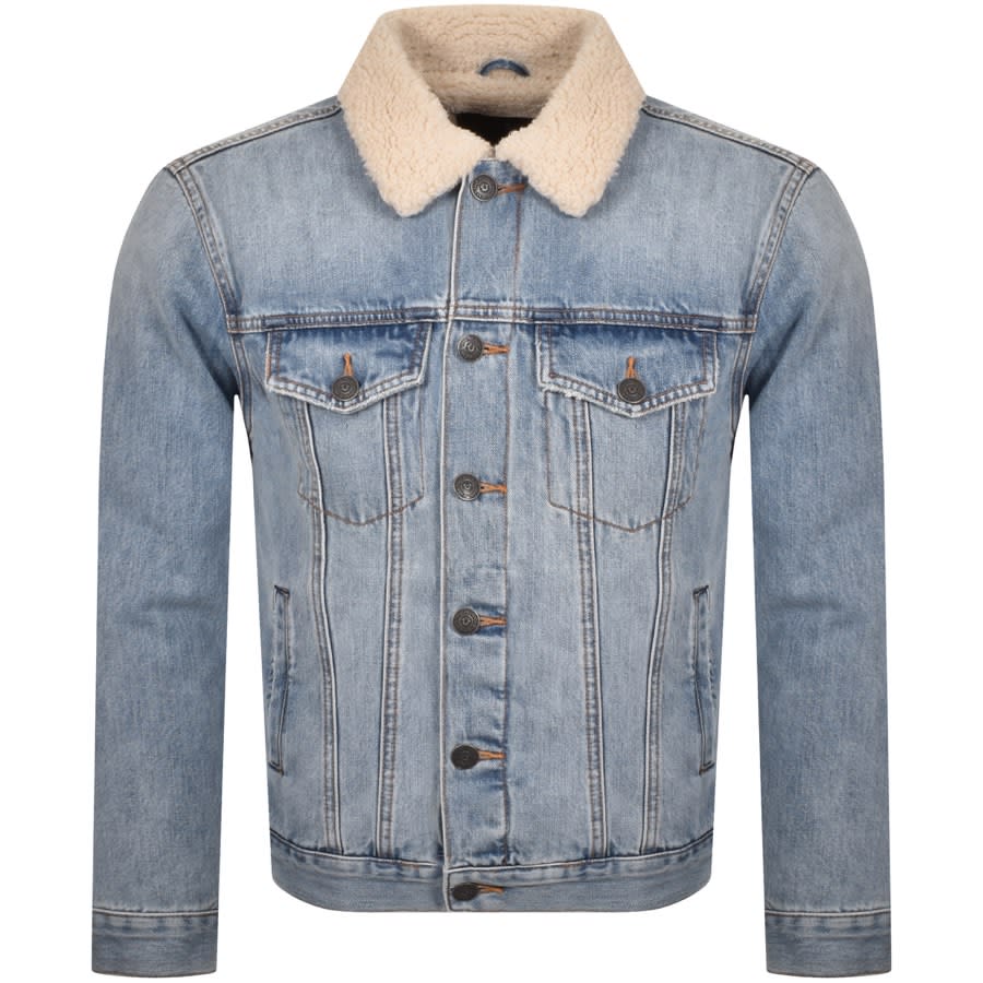 Alternative Image for ProductTrue Religion Sherpa Jimmy Jacket Blue1