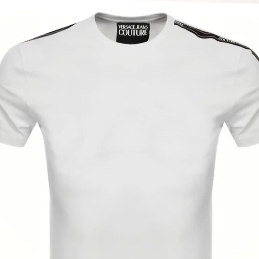 Alternative Image for ProductVersace Jeans Couture Tape Logo T Shirt White2