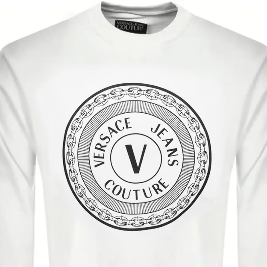 Alternative Image for ProductVersace Jeans Couture Logo Sweatshirt White2