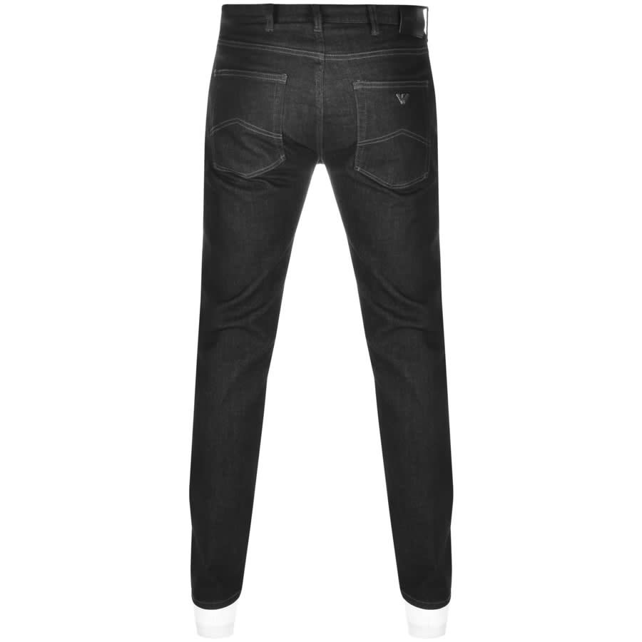 Alternative Image for ProductEmporio Armani J45 Regular Fit Jeans Black2
