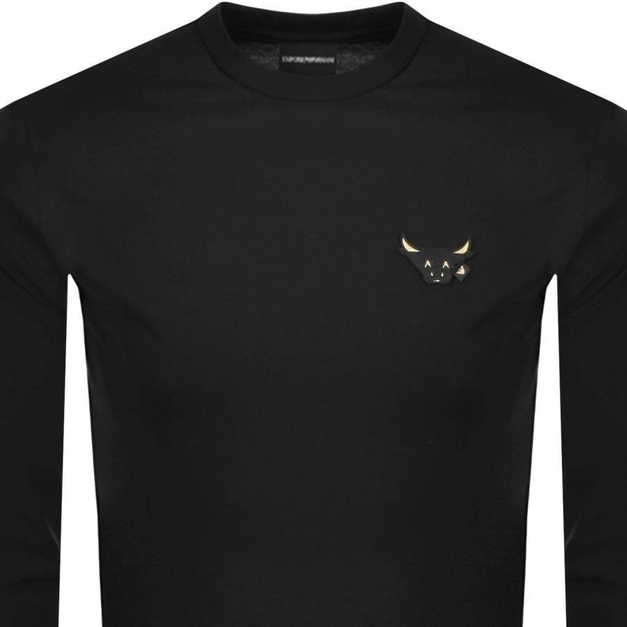 Alternative Image for ProductEmporio Armani Velcro Logo T Shirt Black2