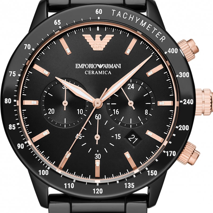 Alternative Image for ProductEmporio Armani AR70002 Watch Black3