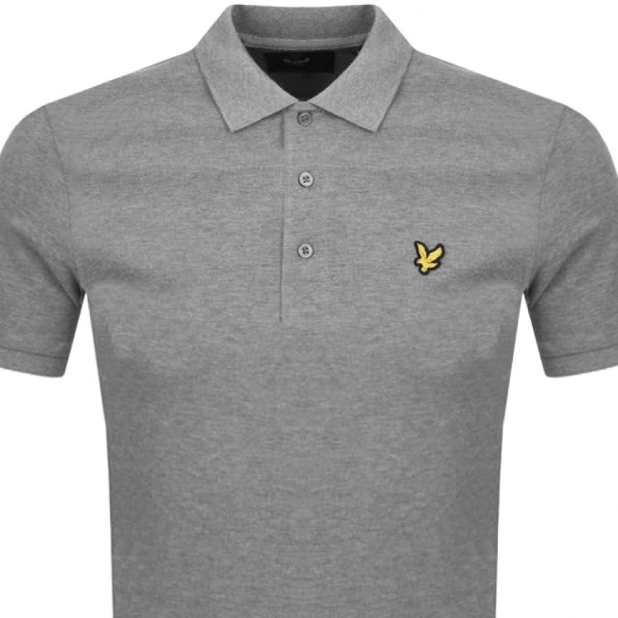 Alternative Image for ProductLyle And Scott Short Sleeved Polo T Shirt Grey2