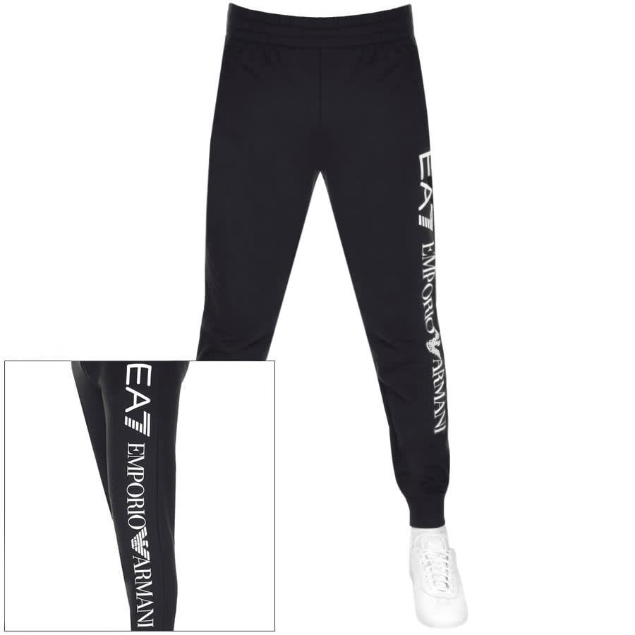 Alternative Image for ProductEA7 Emporio Armani Logo Jogging Bottoms Navy1
