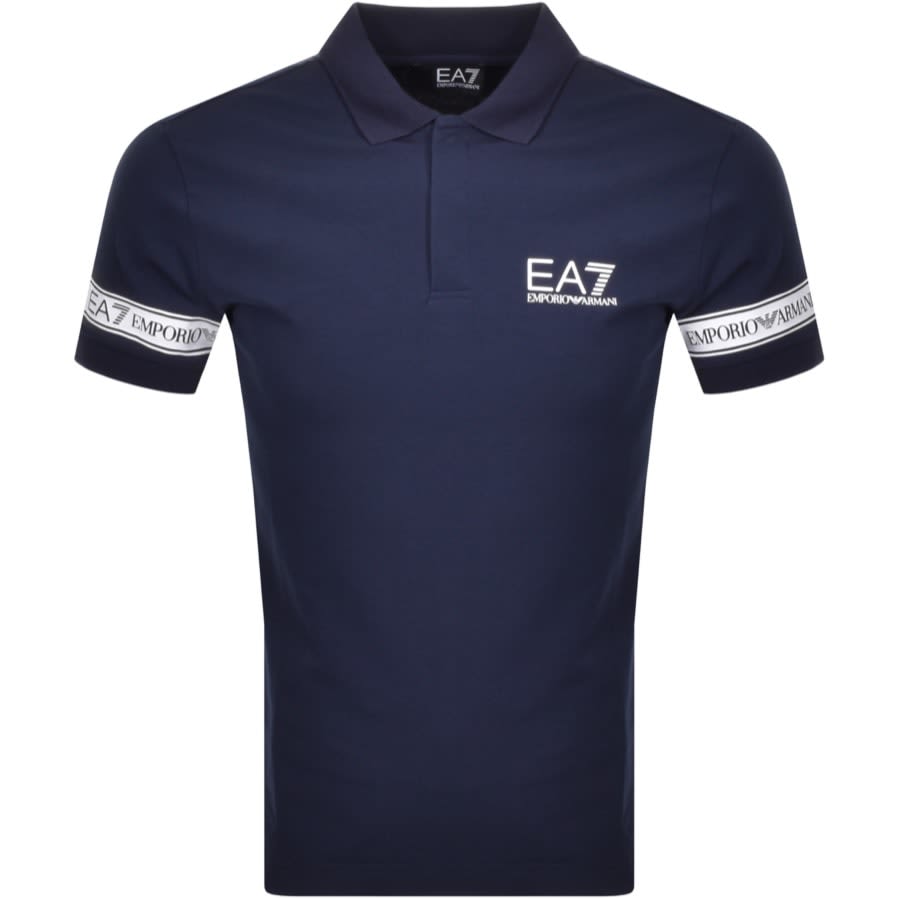 Alternative Image for ProductEA7 Emporio Armani Logo Polo T Shirt Navy1