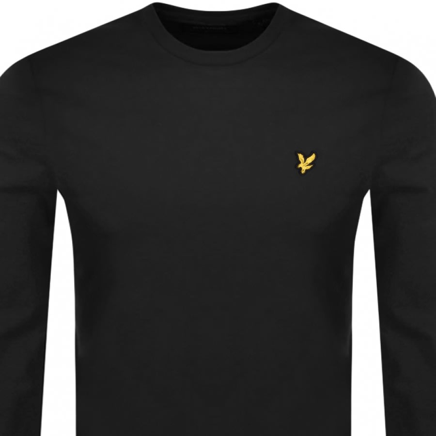 Alternative Image for ProductLyle And Scott Long Sleeved T Shirt Black2