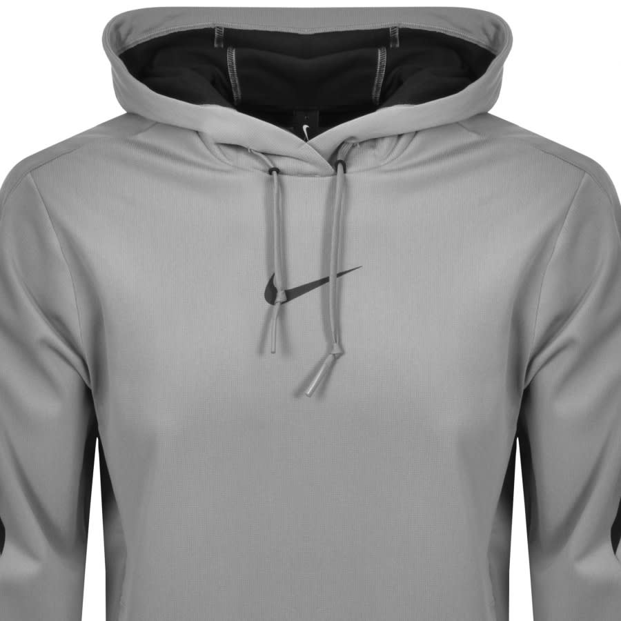 Alternative Image for ProductNike Training Cappa Logo Hoodie Grey2