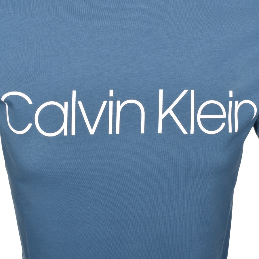 Alternative Image for ProductCalvin Klein Logo T Shirt Blue3
