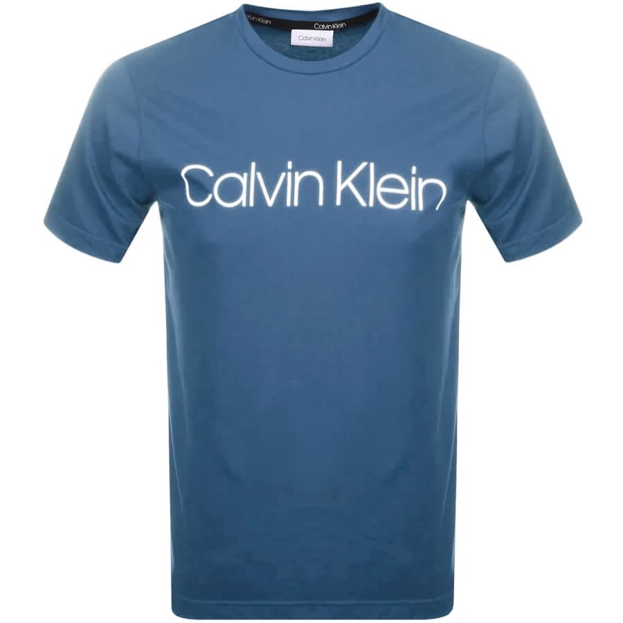 Alternative Image for ProductCalvin Klein Logo T Shirt Blue1