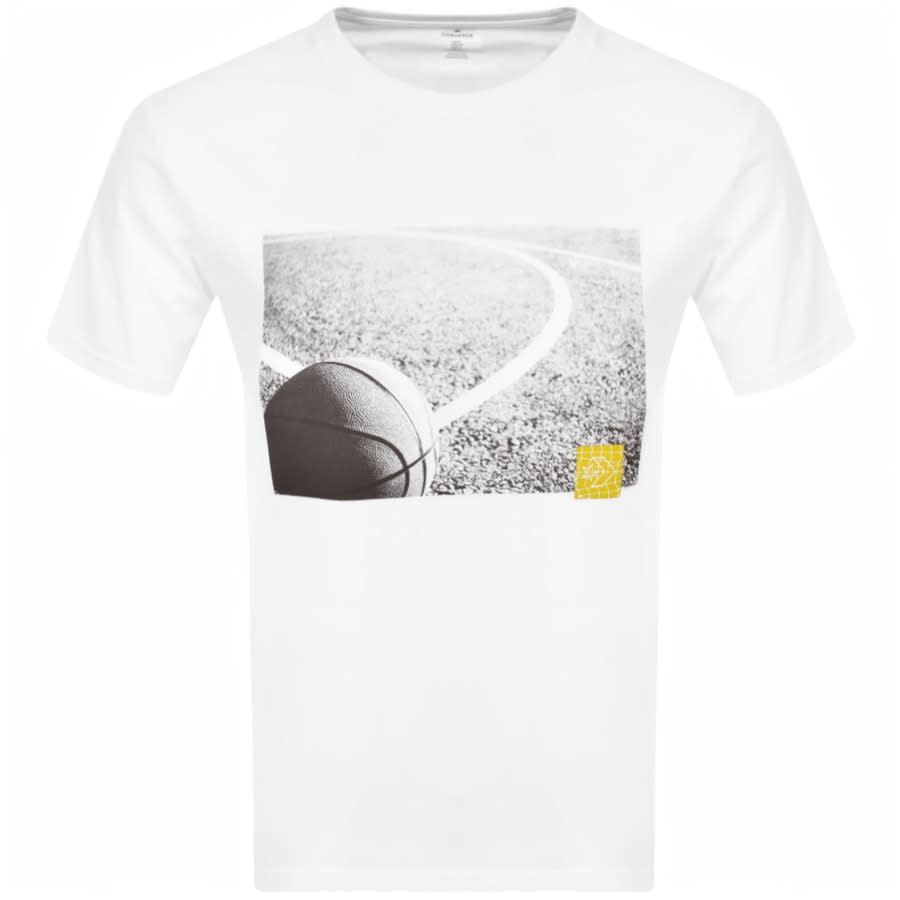 Alternative Image for ProductConverse Star Basketball Print T Shirt White1