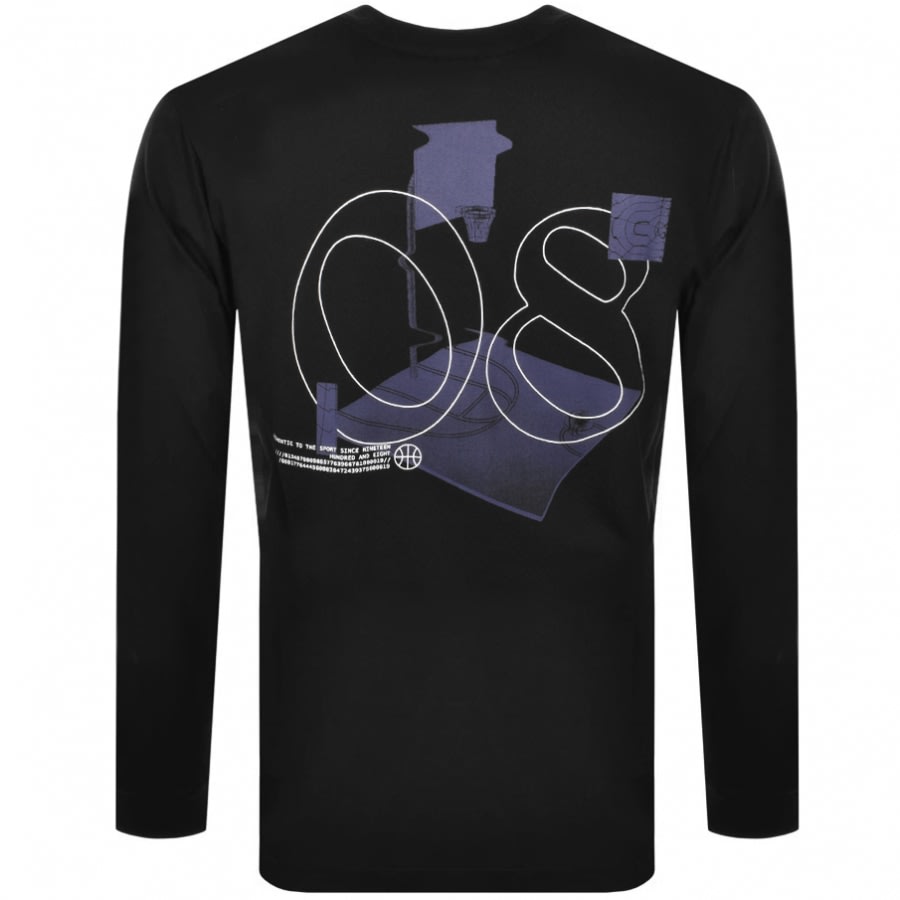 Alternative Image for ProductConverse Star Logo Long Sleeve T Shirt Black3