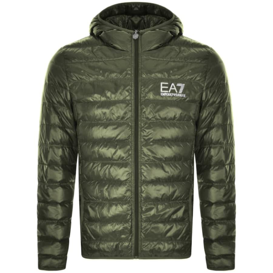 EA7 Emporio Armani Quilted Jacket Green | Mainline Menswear Australia