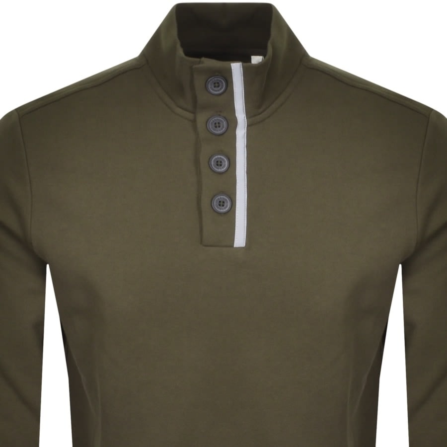 Alternative Image for ProductLyle And Scott Funnel Neck Knit Jumper Khaki2