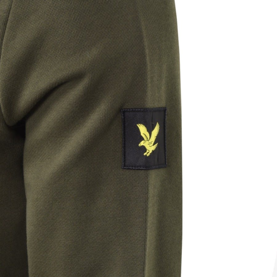 Alternative Image for ProductLyle And Scott Funnel Neck Knit Jumper Khaki3