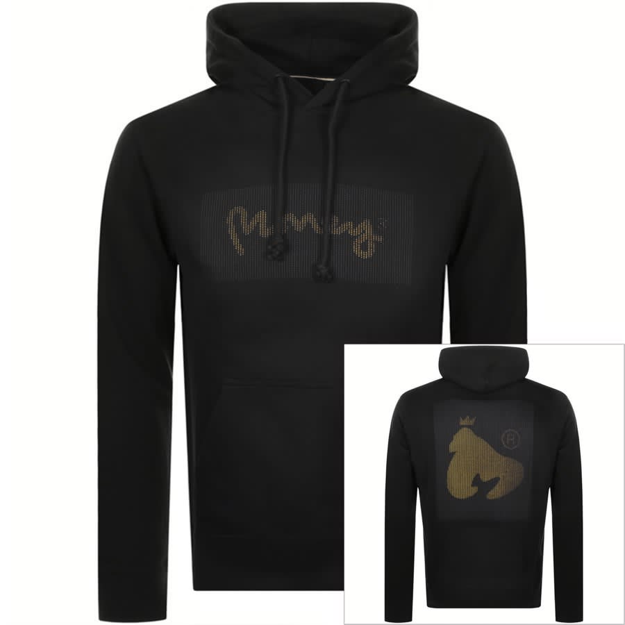 Alternative Image for ProductMoney Micro Box Dot Hoodie Black1