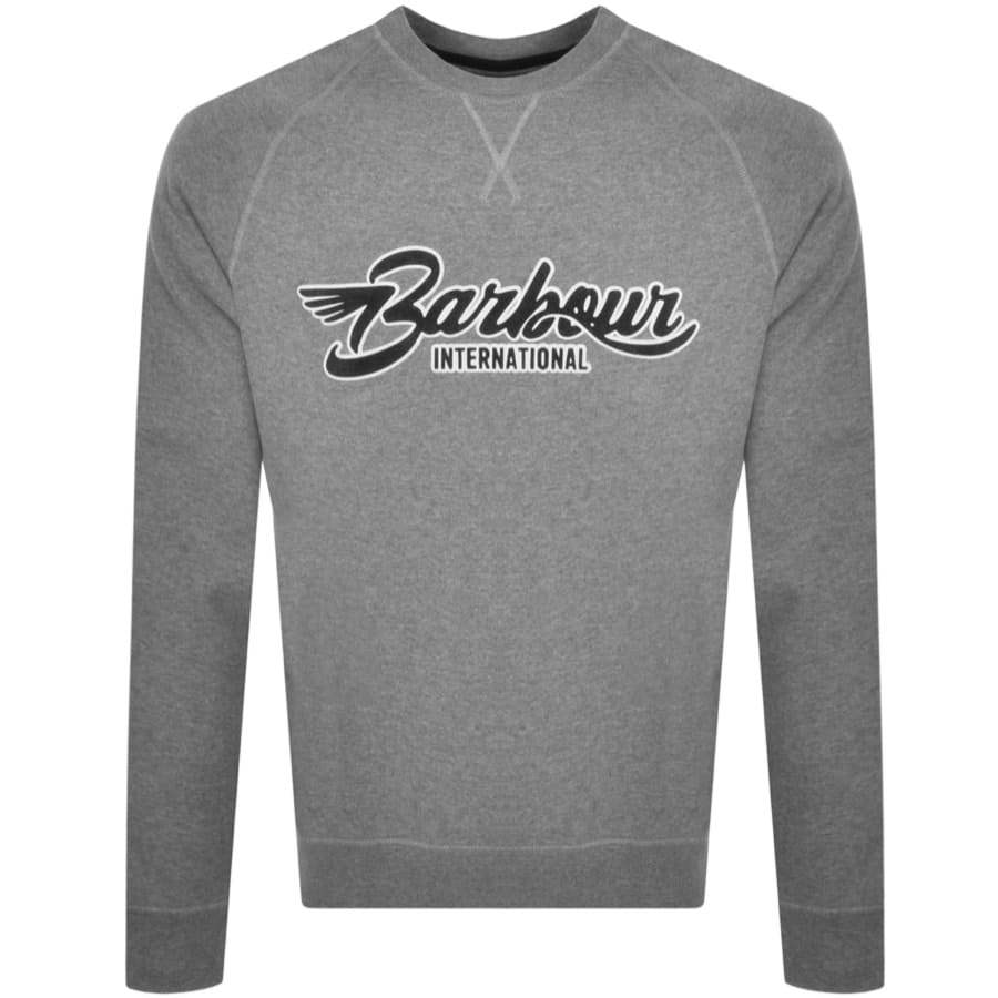 Alternative Image for ProductBarbour International Flyer Sweatshirt Grey1