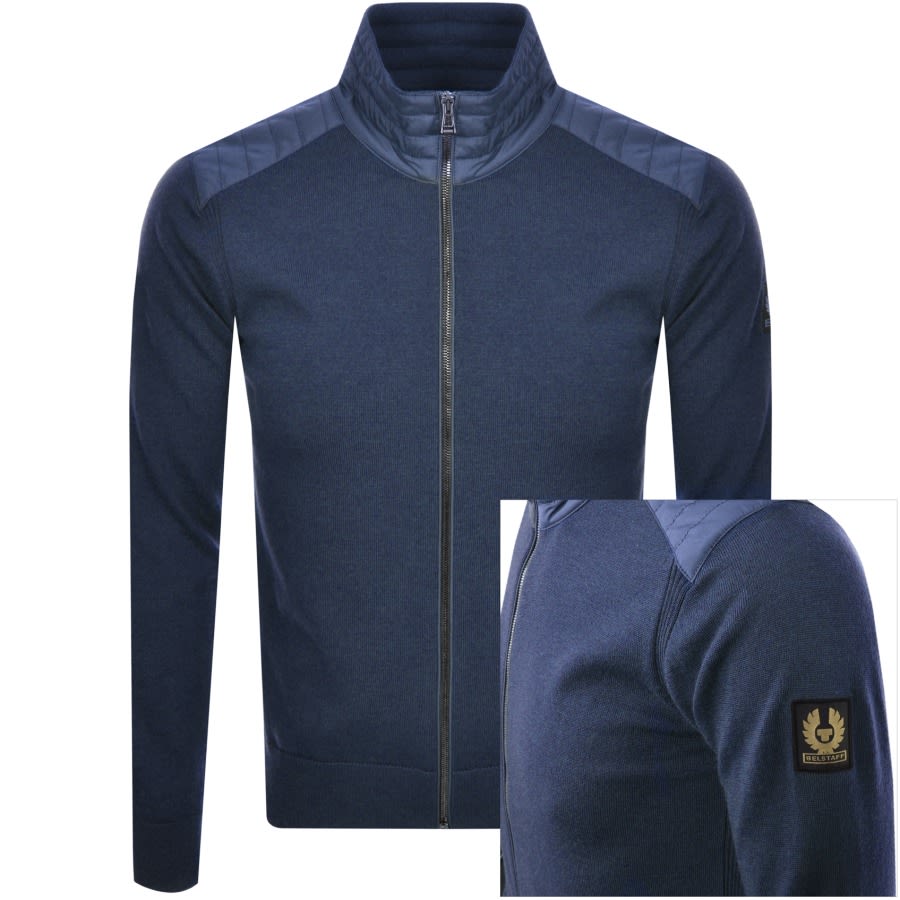 Alternative Image for ProductBelstaff Kelby Zip Jumper Blue1
